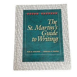 The St. Martin's Guide to Writing‎ Third Edition Textbook